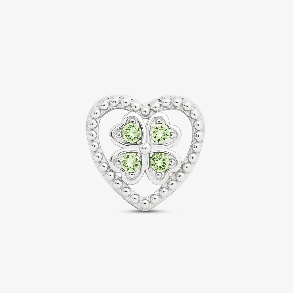 Charm Corações com Zircônia em Prata 925 - 1