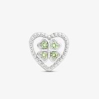 Charm Corações com Zircônia em Prata 925 - 1