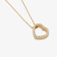 Colar Coração em Prata 925 com Banho de Ouro Amarelo 18k - 5