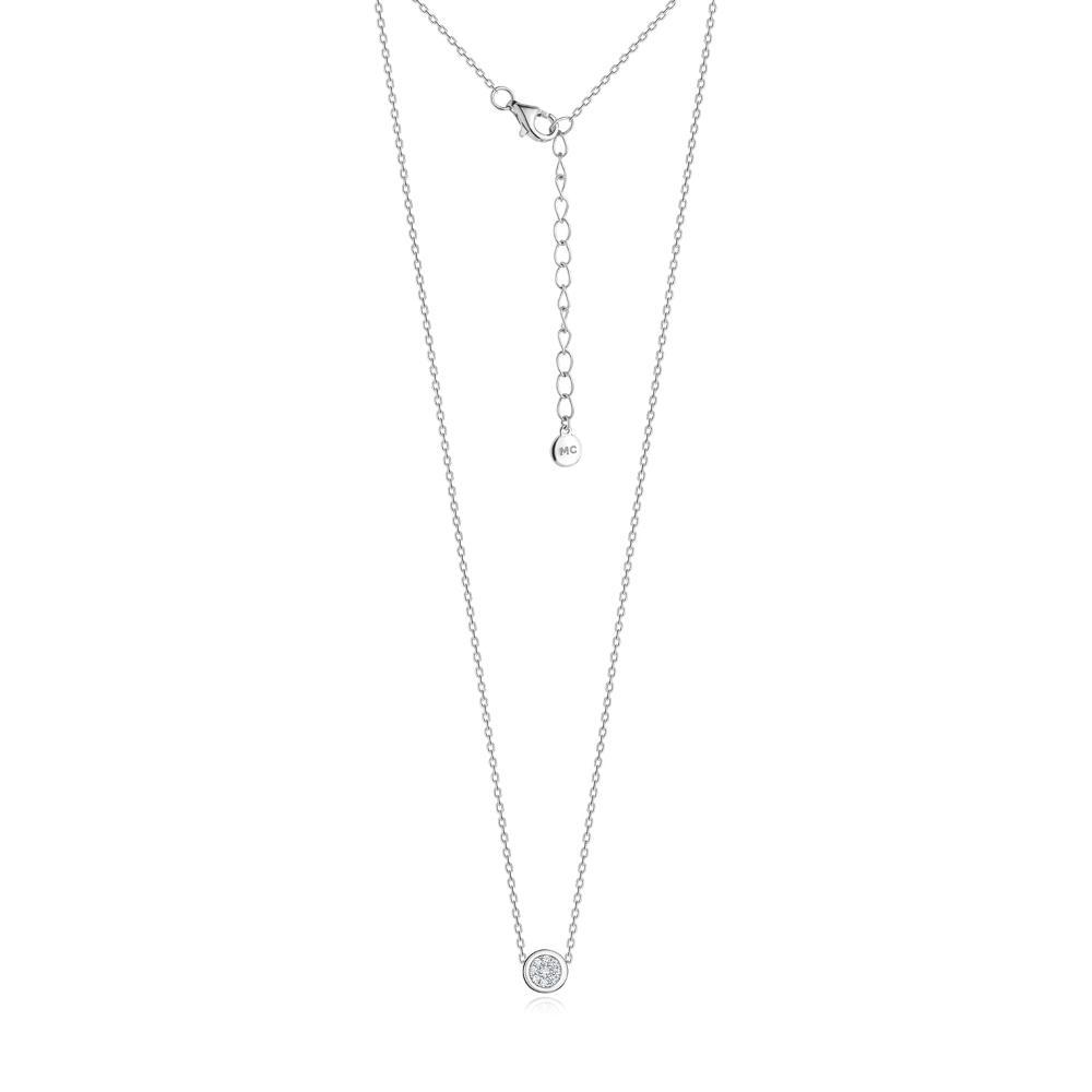 Colar Círculos com Zircônia em Prata 925 - 5