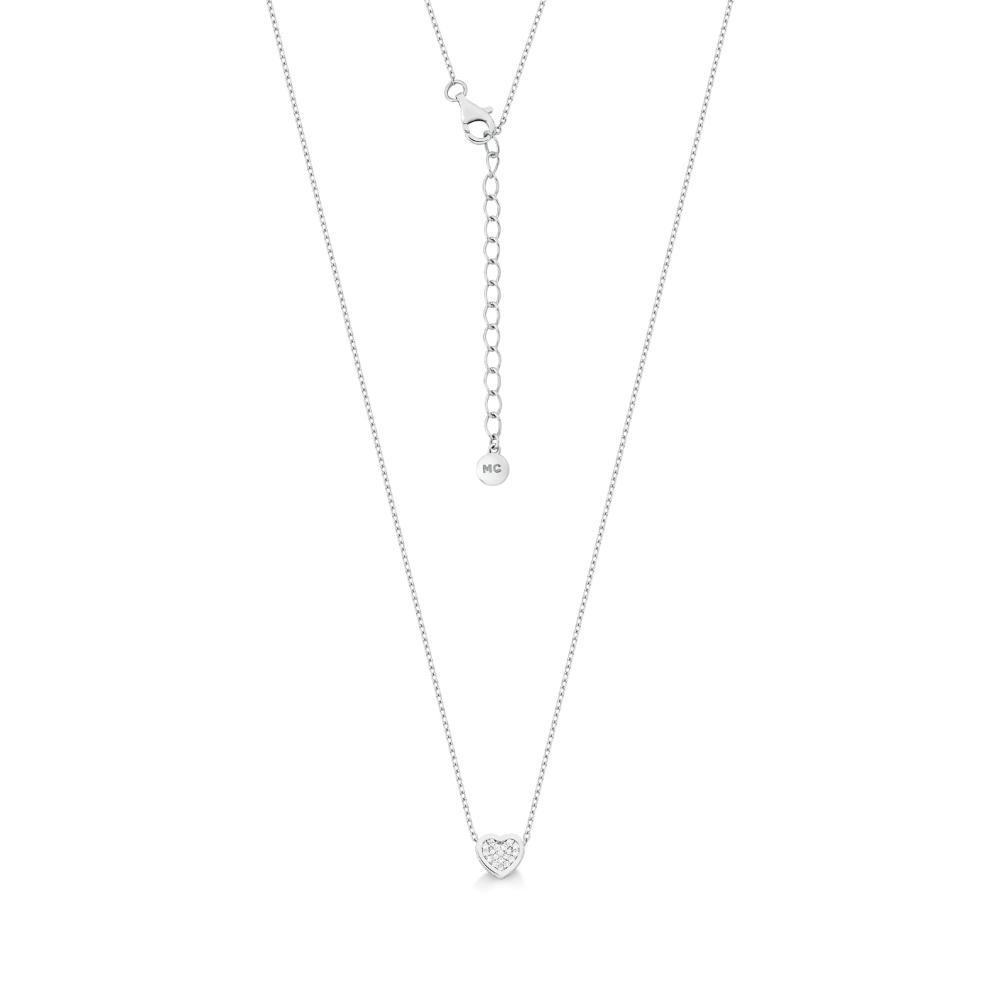 Colar Coração com Zircônia em Prata 925 - 3