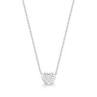Colar Coração com Zircônia em Prata 925 - 1