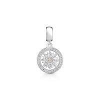 Charm Sol com Zircônia em Prata 925 - 1