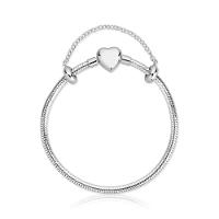Pulseira ável em Prata 925 com Fecho Coração - 21,5 cm - 3