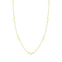 Colar Corações em Prata 925 com Banho de Ouro Amarelo 18k - 1