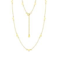 Colar Corações em Prata 925 com Banho de Ouro Amarelo 18k - 2