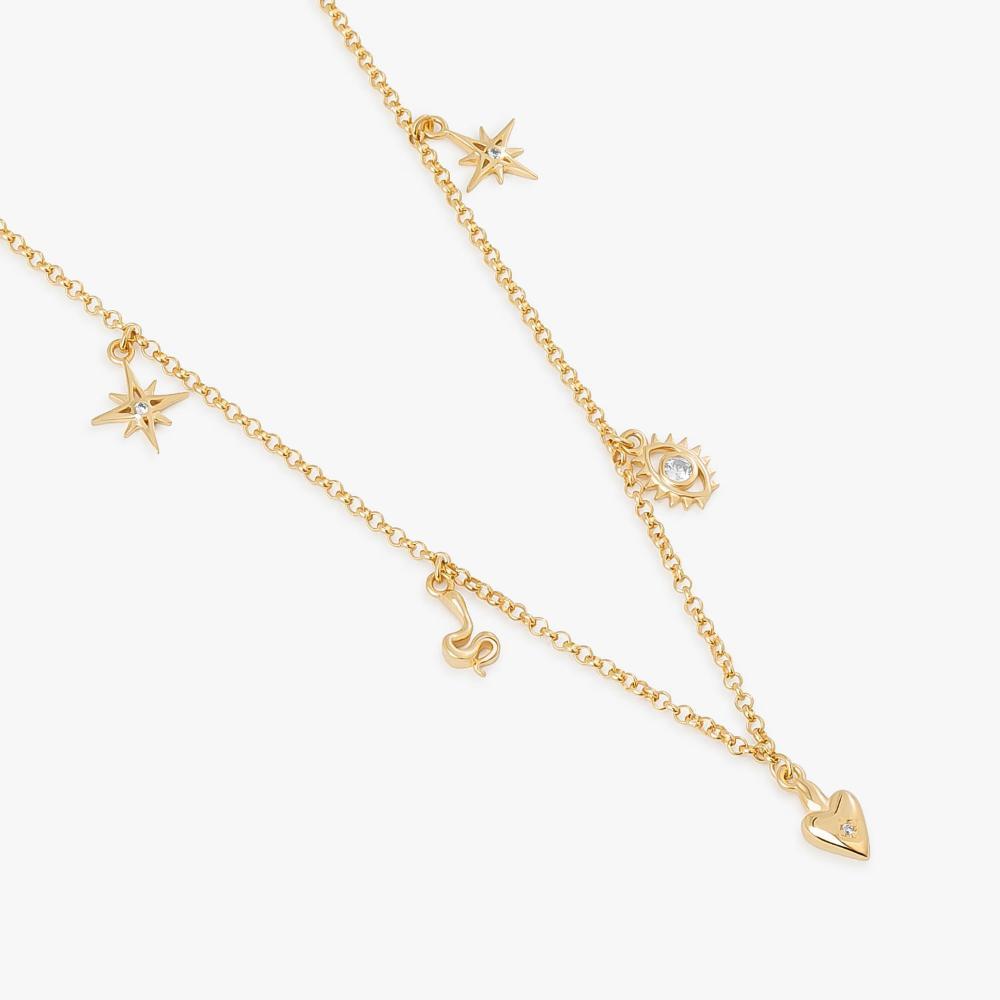 Colar com Zircônia em Prata 925 com Banho de Ouro Amarelo 18k - 3