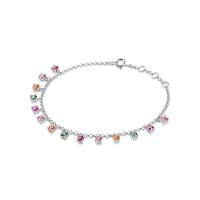 Pulseira com Zircônias idas em Prata 925 - 3