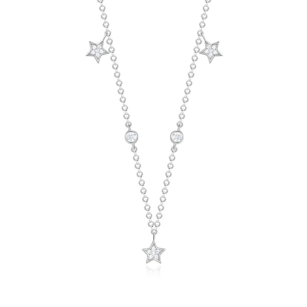 Colar Constelação com Zircônia em Prata 925 - 1