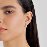 Brinco Com Pérola e Topázio In em Prata 925 - 2