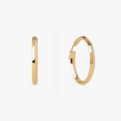 Brinco Argola em Ouro Amarelo 18k - 25 mm