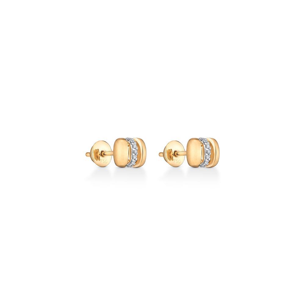 Brinco com Diamante em Ouro Amarelo 18k - 3