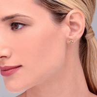 Brinco com Diamante em Ouro Amarelo 18k - 2