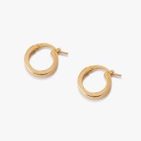 Brinco Argola Fio Quadrado em Ouro Amarelo 18k - 10 mm - 2