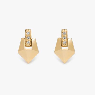 Brinco de Diamantes em Ouro Amarelo 18k