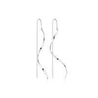 Brinco Fitas em Ouro Branco 18k - 2