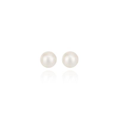 Brinco Pérola em Ouro Amarelo 18k - 8 mm