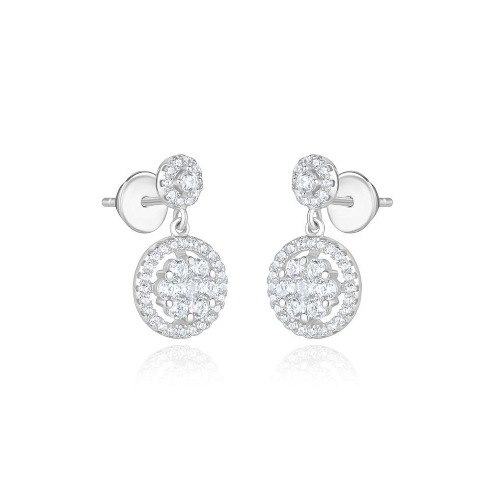 Brinco Redondo com Topázio In em Prata 925 - 3