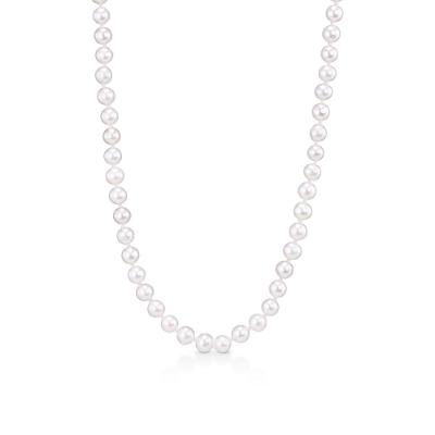 Colar com Pérolas em Ouro Amarelo 18k - 45 cm