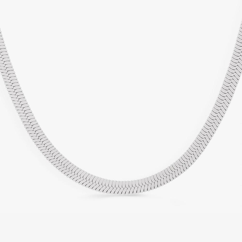 Corrente Malha Laminada em Prata 925 - 40 cm - 1