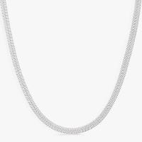 Corrente Malha Laminada em Prata 925 - 40 cm