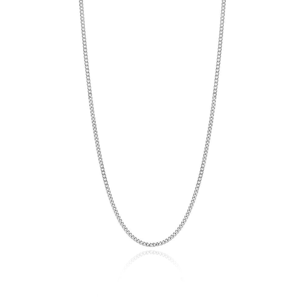 Corrente Malha Groumet em Prata 925 - 50 cm - 1