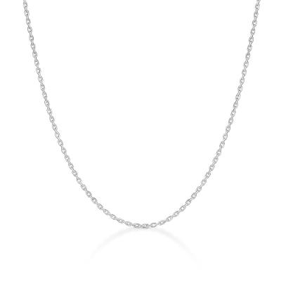 Corrente Malha Cartier em Ouro Branco 18k - 80 cm