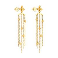 Brincos com Diamantes, em Ouro  Amarelo  18K - 5