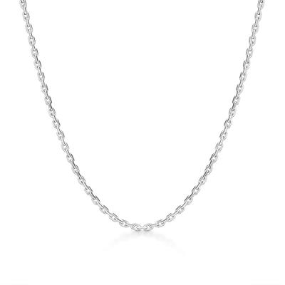 Corrente Malha Cartier em Ouro Branco 18k - 60 cm