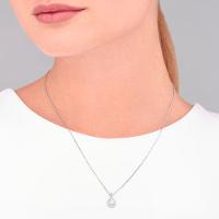 Colar Solitário com Topázio In em Prata 925 - 2