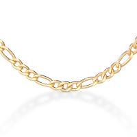 Corrente Malha Groumet em Prata 925 com Banho de Ouro Amarelo 18k - 60 cm - 2