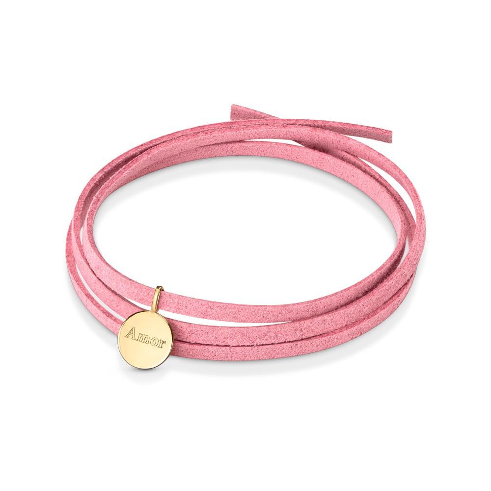 Pulseira AMOR em Ouro Amarelo 60.00(CM) - 1