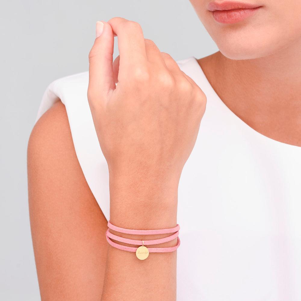 Pulseira AMOR em Ouro Amarelo 60.00(CM) - 3