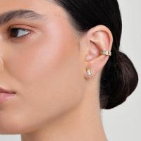 Piercing Spikes com Topázio In em Prata 925 com Banho de Ouro Amarelo 18k - 2