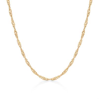 Corrente Malha Singapura em Ouro Amarelo 18k - 45 cm