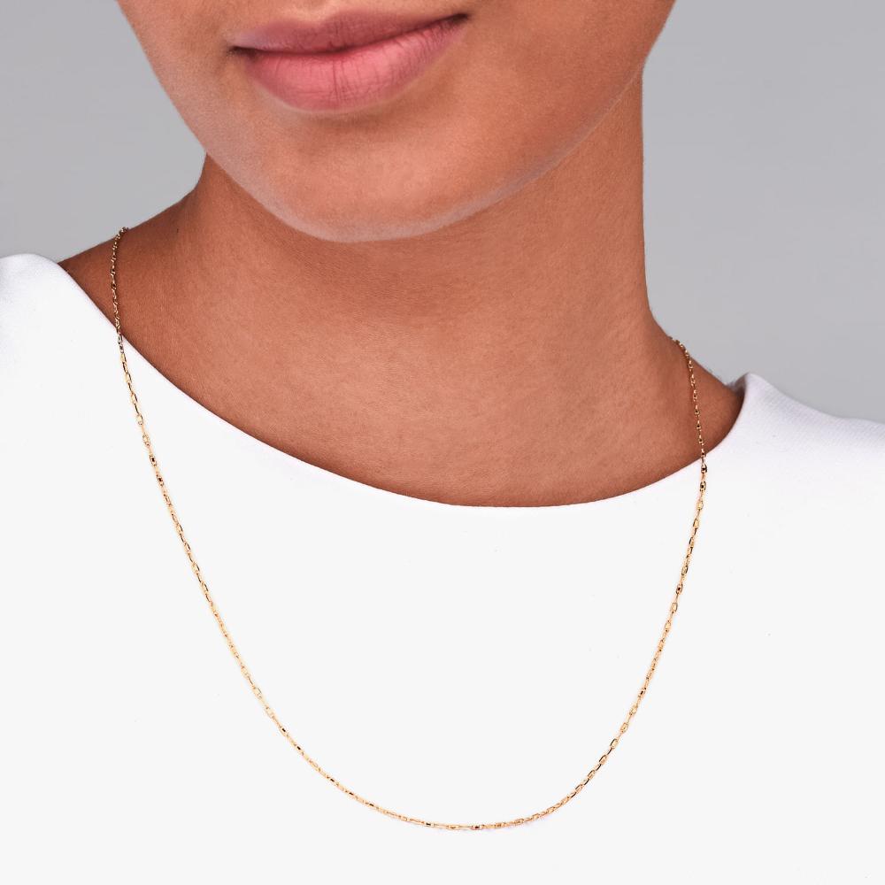 Corrente Malha Piastrinni em Ouro Amarelo 18k - 60 cm - 3
