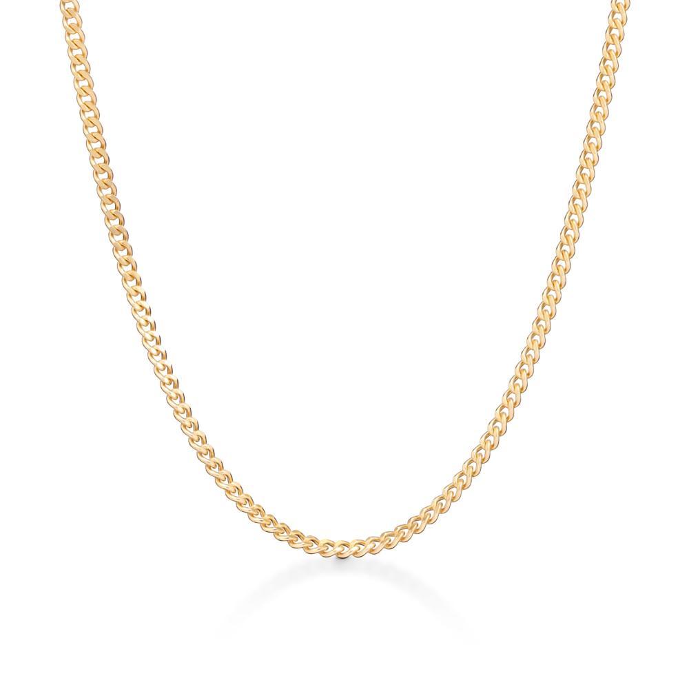 Corrente Malha Groumet em Ouro Amarelo 18k - 45 cm - 1