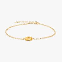 Pulseira com Citrino em Ouro Amarelo 18k - 1