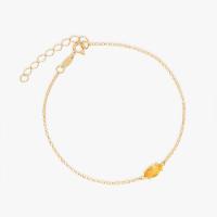 Pulseira com Citrino em Ouro Amarelo 18k - 4