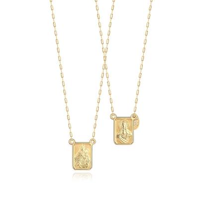 Escapulário Malha Cartier em Ouro Amarelo 18k
