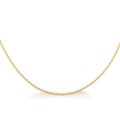 Corrente Malha Veneziana em Ouro Amarelo 18k - 50 cm