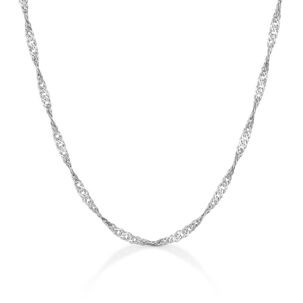 Corrente Malha Singapura em Prata 925 - 50 cm - 1