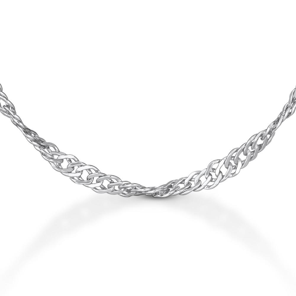 Corrente Malha Singapura em Prata 925 - 50 cm - 3