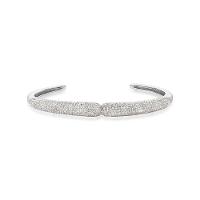 Pulseira Pave com Safiras em Prata 925 - 17 cm - 1