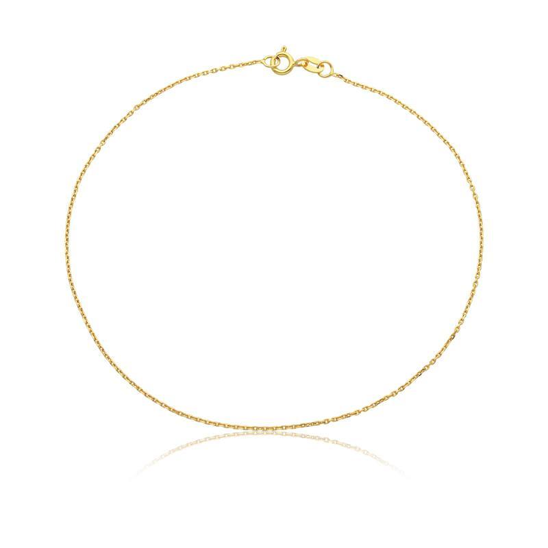 Tornozeleira Malha Cartier em Ouro Amarelo 18k - 24 cm - 1