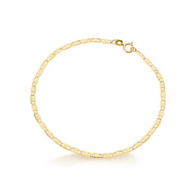 Pulseira Malha Piastrinni em Ouro Amarelo 18k - 21 cm