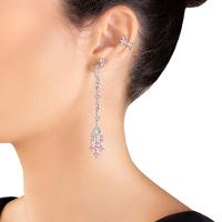 Piercing com Quartzo Rosa e Safira em Prata 925 - 3