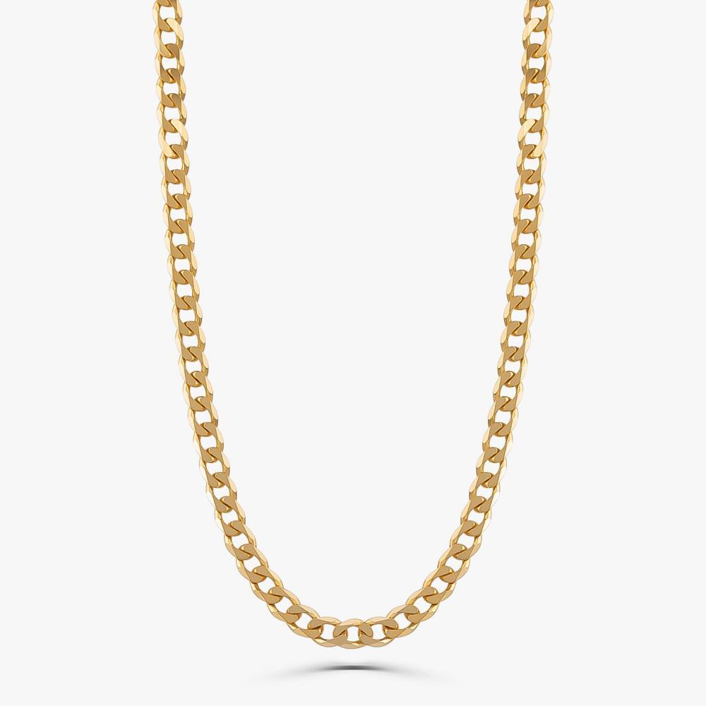 Colar Elos em Prata 925 com Banho de Ouro Amarelo 18k - 1