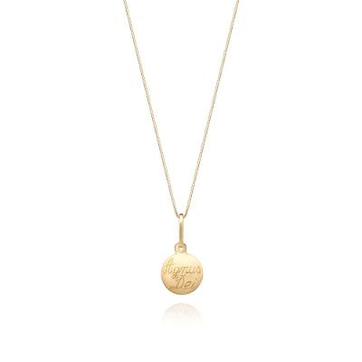 Pingente Agnus Dei em Ouro Amarelo 18k