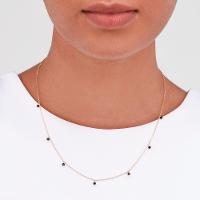 Colar Intercalado com Espinélio em Ouro Amarelo 18k - 2